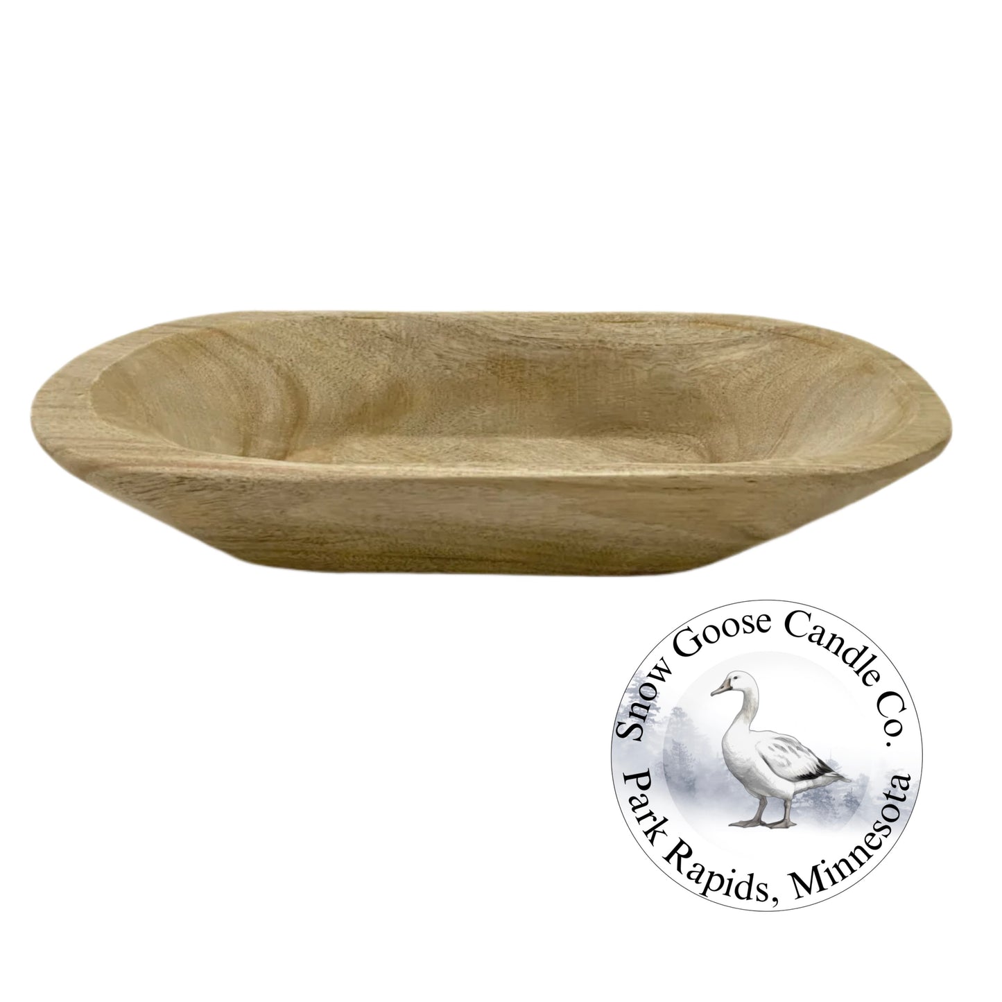 Natural: 18 oz Wood Bowl