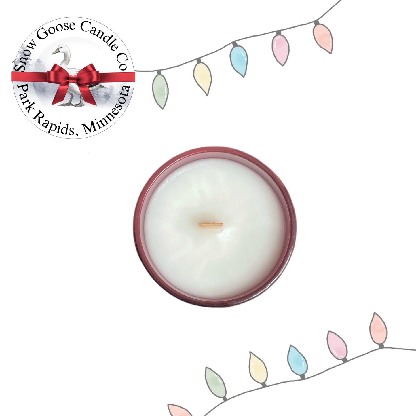 Holiday 8 oz Snow Goose Candle: Malbec