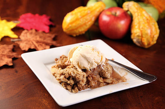 Caramel Apple Crisp