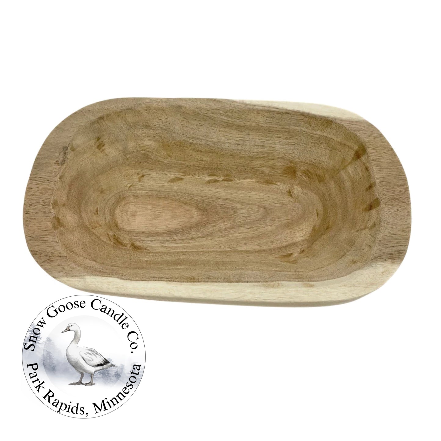 Natural: 18 oz Wood Bowl