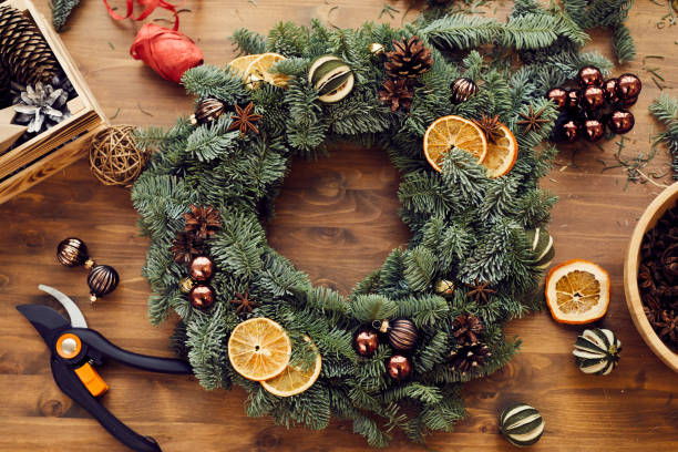 Winter Citrus Wreath