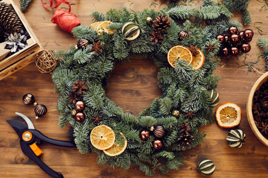 Winter Citrus Wreath